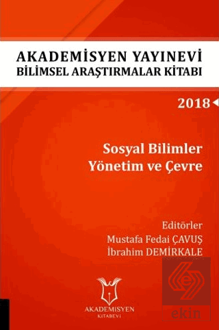 Sosyal Bilimler Yönetim ve Çevre (AYBAK 2018 Eylül