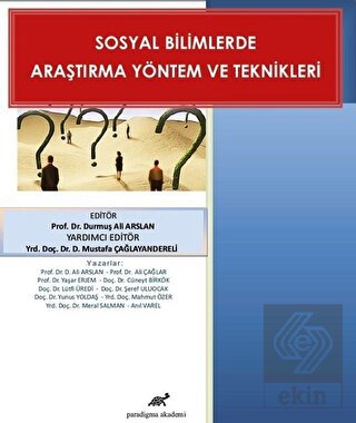 Sosyal Bilimlerde Araştırma Yöntem ve Teknikleri