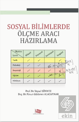 Sosyal Bilimlerde Ölçme Aracı Hazırlama