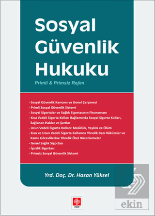 Sosyal Güvenlik Hukuku Hasan Yüksel