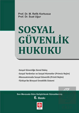 Sosyal Güvenlik Hukuku M. 6.Baskı