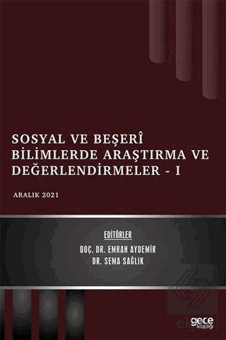 Sosyal ve Beşeri Bilimlerde Araştırma ve Değerlend