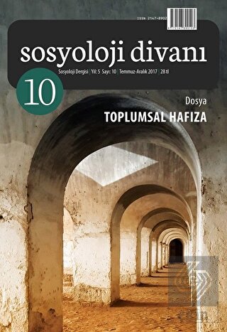 Sosyoloji Divanı Sayı : 10 Temmuz - Aralık 2017