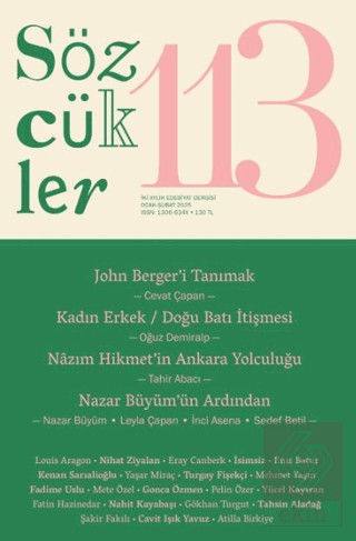 Sözcükler Dergisi 113. Sayı Ocak - Şubat 2025