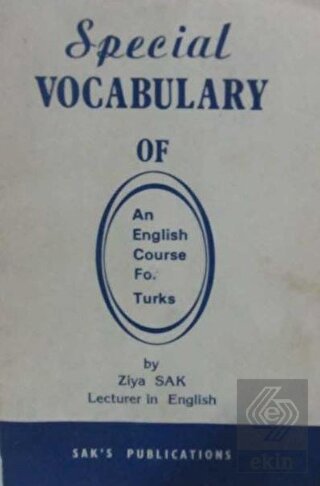 Special Vocabulary for Turks