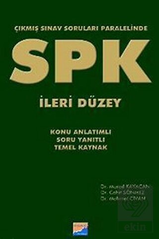 SPK İleri Düzey Çıkmış Sınav Soruları Paralelinde