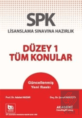 SPK Lisanslama Sınavına Hazırlık Düzey 1 - Tüm Kon