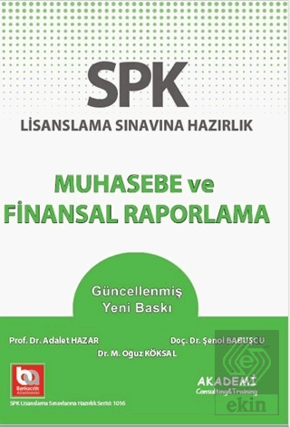 SPK Lisanslama Sınavına Hazırlık Muhasebe ve Finan