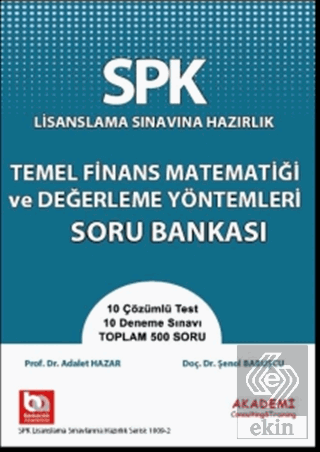 SPK Lisanslama Sınavına Hazırlık Temel Finans Mate