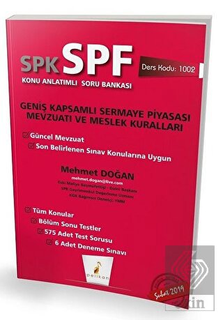 SPK - SPF Geniş Kapsamlı Sermaye Piyasası Mevzuatı