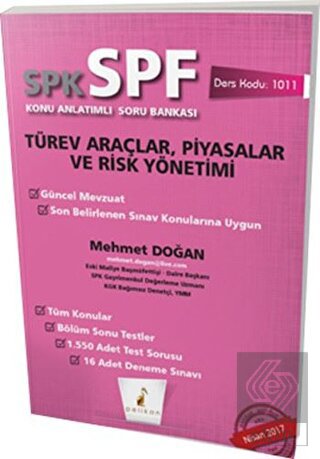 SPK - SPF Türev Araçlar, Piyasalar ve Risk Yönetim