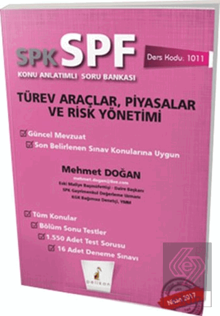 SPK - SPF Türev Araçlar, Piyasalar ve Risk Yönetim