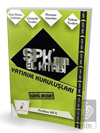 SPK\'nın El Kitabı - Yatırım Kuruluşları