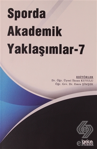 Sporda Akademik Yaklaşımlar 7