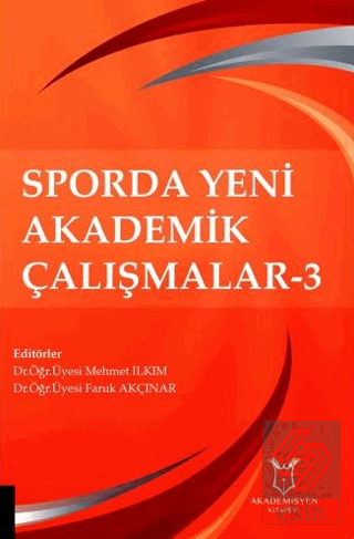 Sporda Yeni Akademik Çalışmalar - 3