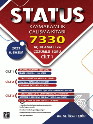 Status Kaymakamlık Çalışma Kitabı 7330 Açıklamalı