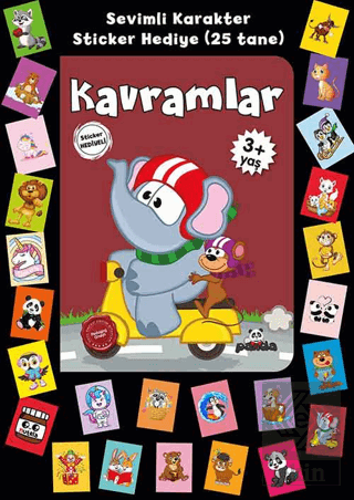 Stickerlı 3+ Yaş Kavramlar