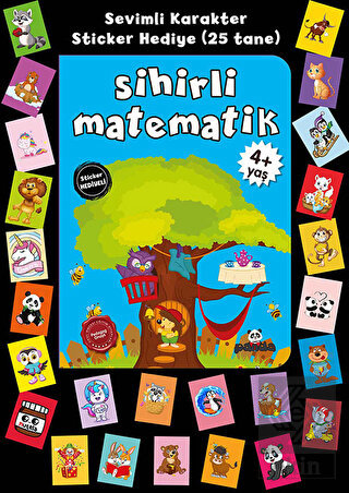 Stickerlı 4+ Yaş Sihirli Matematik