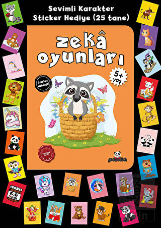 Stickerlı 5+ Yaş Zekâ Oyunları