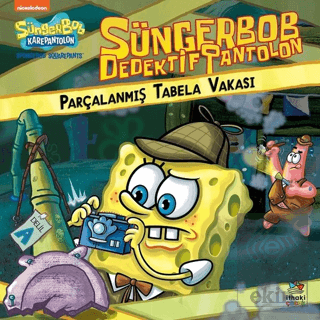 Sünger Bob Dedektif Pantolon Parçalanmış Tabela Va