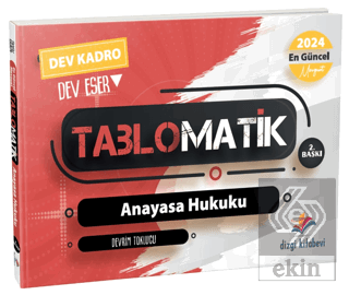 Tablomatik Anayasa Hukuku 2024