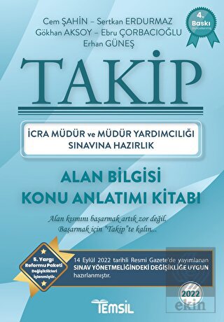 TAKİP İcra Müdürlüğü Sınavı Alan Bilgisi Konu Anlatımı