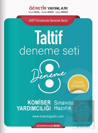 Taltif Komiser Yardımcılığı Sınavına Hazırlık Dene