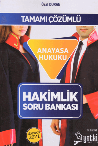 Tamamı Çözümlü Anayasa Hukuku Hakimlik Soru Bankas