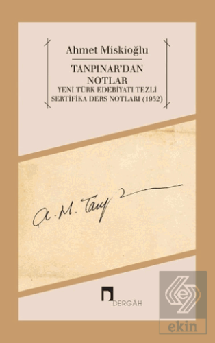 Tanpınar\'dan Notlar