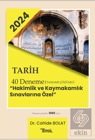 Tarih 40 Deneme Tamamı Çözümlü Hakimlik Ve Kaymaka