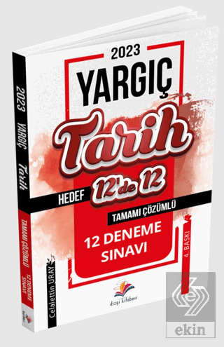 Tarih Hedef 12'de 12 Çözümlü 12 Deneme Sınavı