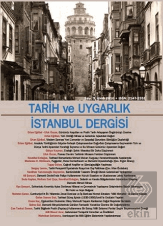 Tarih ve Uygarlık - İstanbul Dergisi Sayı: 9 Ekim 2016