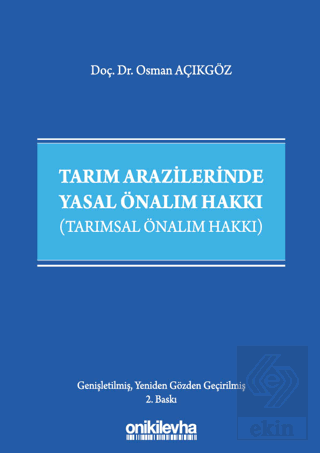 Tarım Arazilerinde Yasal Önalım Hakkı