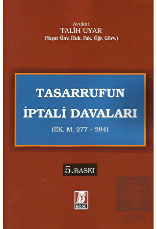 Tasarrufun İptali Davaları (İİK. M. 277 - 284)