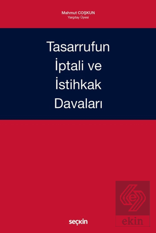 Tasarrufun İptali ve İstihkak Davaları