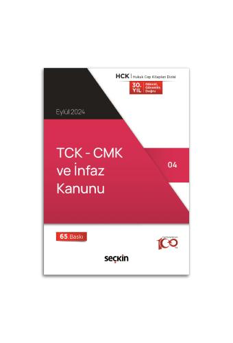 TCK – CMK ve İnfaz Kanunu (Cep Kitabı)