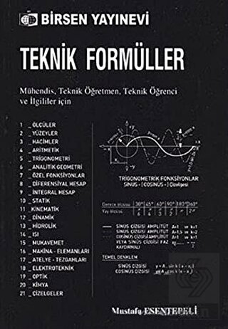 Teknik Formüller