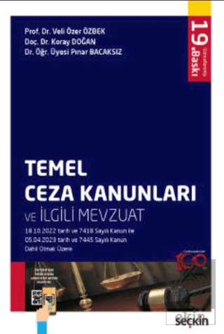 Temel Ceza Kanunları ve İlgili Mevzuat