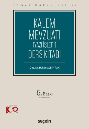 Temel Hukuk Dizisi Kalem Mevzuatı Yazı İşleri Ders