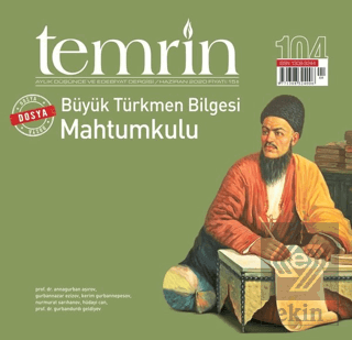 Temrin Düşünce ve Edebiyat Dergisi Sayı: 104 Haziran 2020