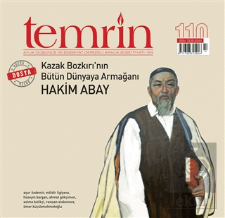 Temrin Düşünce ve Edebiyat Dergisi Sayı: 110 Aralık 2020