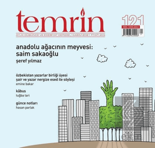 Temrin Düşünce ve Edebiyat Dergisi Sayı: 121 Kasım 2021