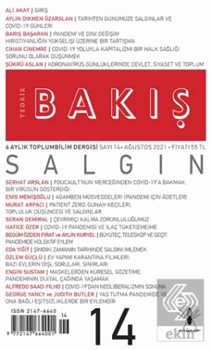 Teorik Bakış Sayı: 14 Salgın