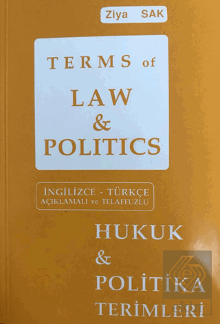 Terms of Law and Politics - Hukuk ve Politika Teri