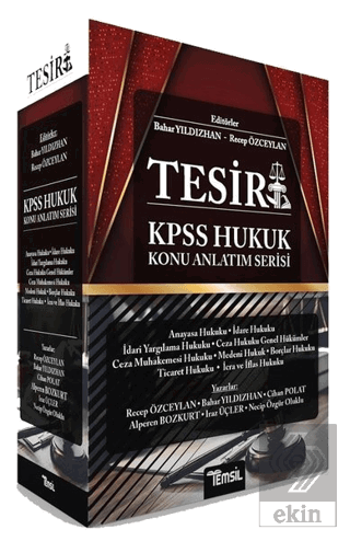 Tesir KPSS Hukuk Konu Anlatım Serisi