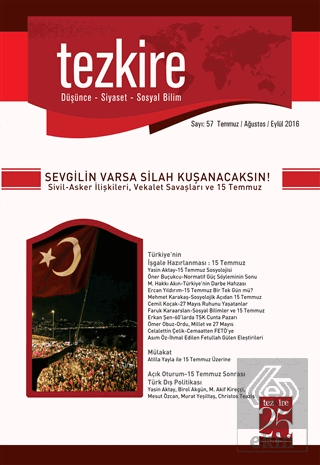 Tezkire Dergisi Sayı: 57 Temmuz-Ağustos-Eylül 2016