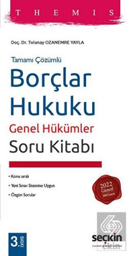 THEMIS Borçlar Hukuku Genel Hükümler Soru Kitabı