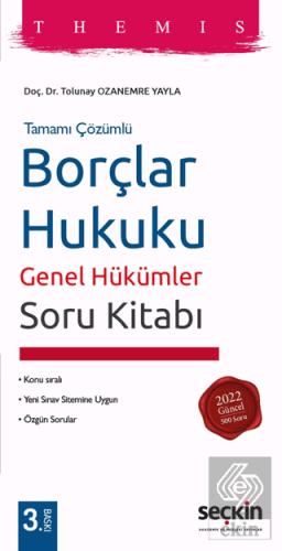 THEMIS Borçlar Hukuku Genel Hükümler Soru Kitabı