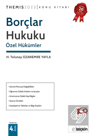 Themis Borçlar Hukuku Özel Hükümler Konu Kitabı