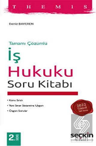 Themis Tamamı Çözümlü İş Hukuku Soru Kitabı